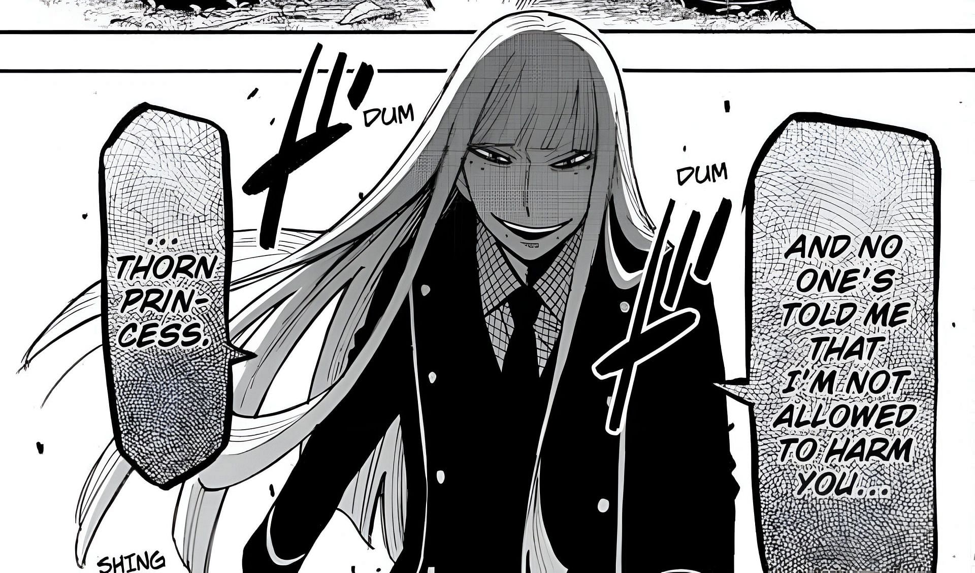 Hemlock as seen in Spy x Family chapter 116 (Image via Shueisha)